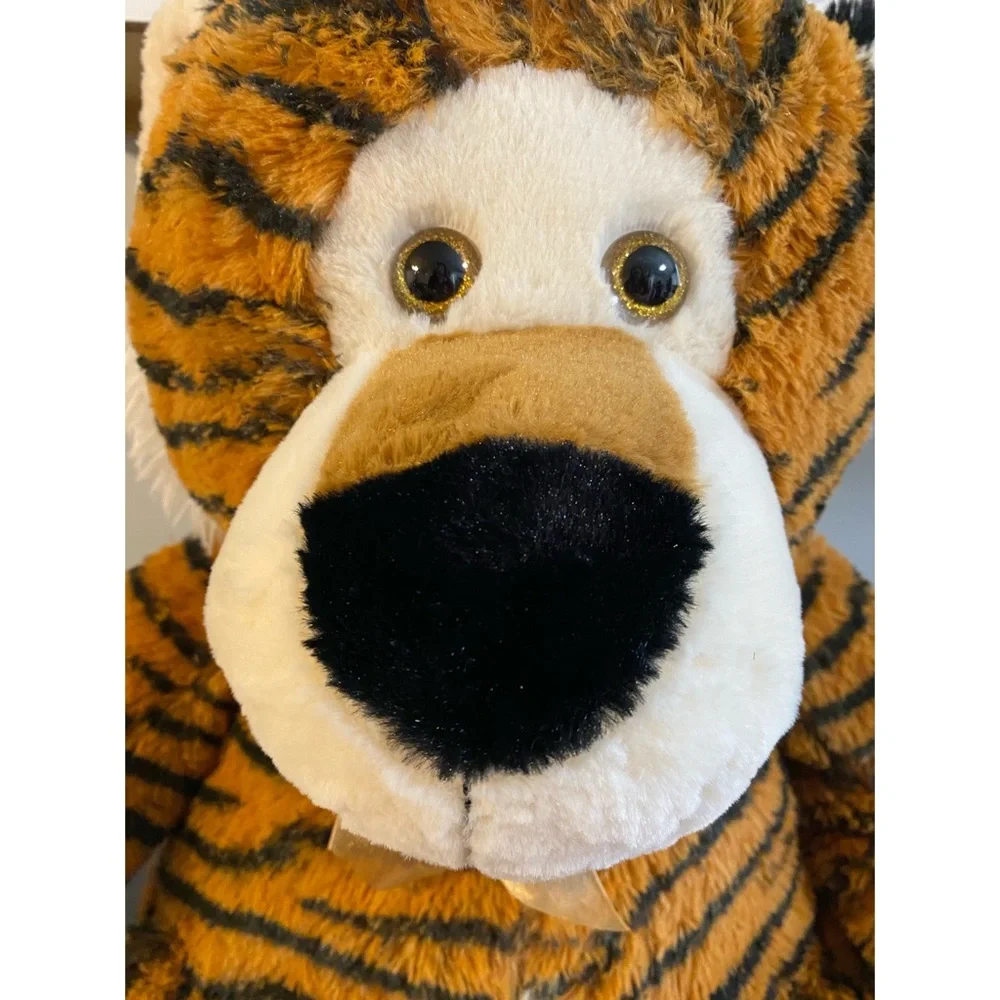 Best Made Toys Jumbo Tiger 24” Plush Sparkle King Stuffed Animal glitter eyes